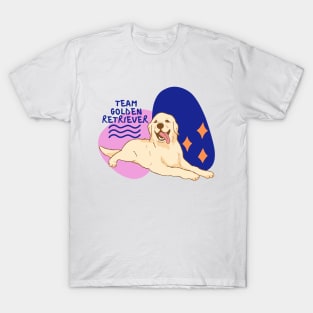 Team Golden retriever, dog lovers T-Shirt